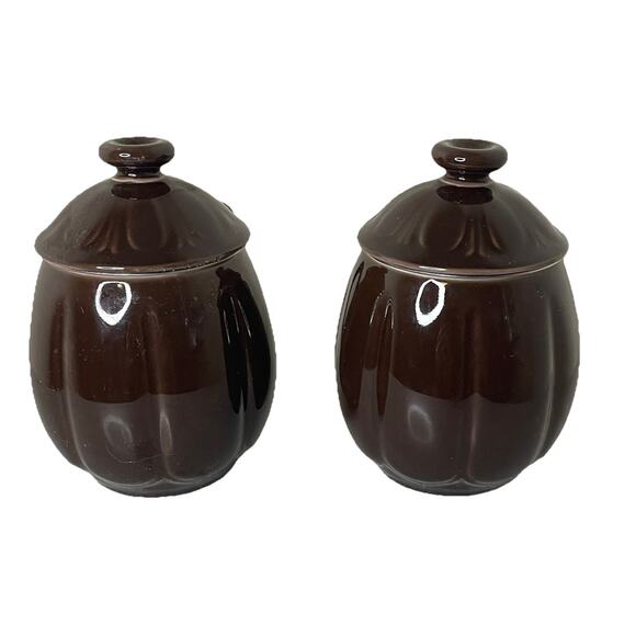 Set Of Teavana Brown Porcelain Lidded Tea Mug Cups w/Strainers NEW -2 Piece Set - Picture 4 of 13